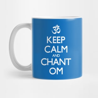 "Keep Calm and Chant Om" sign Mug
